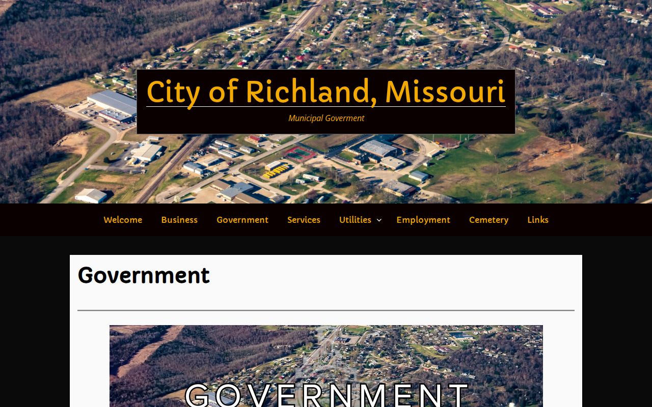 Richland Pulaski court docket city hall and clerk contact context