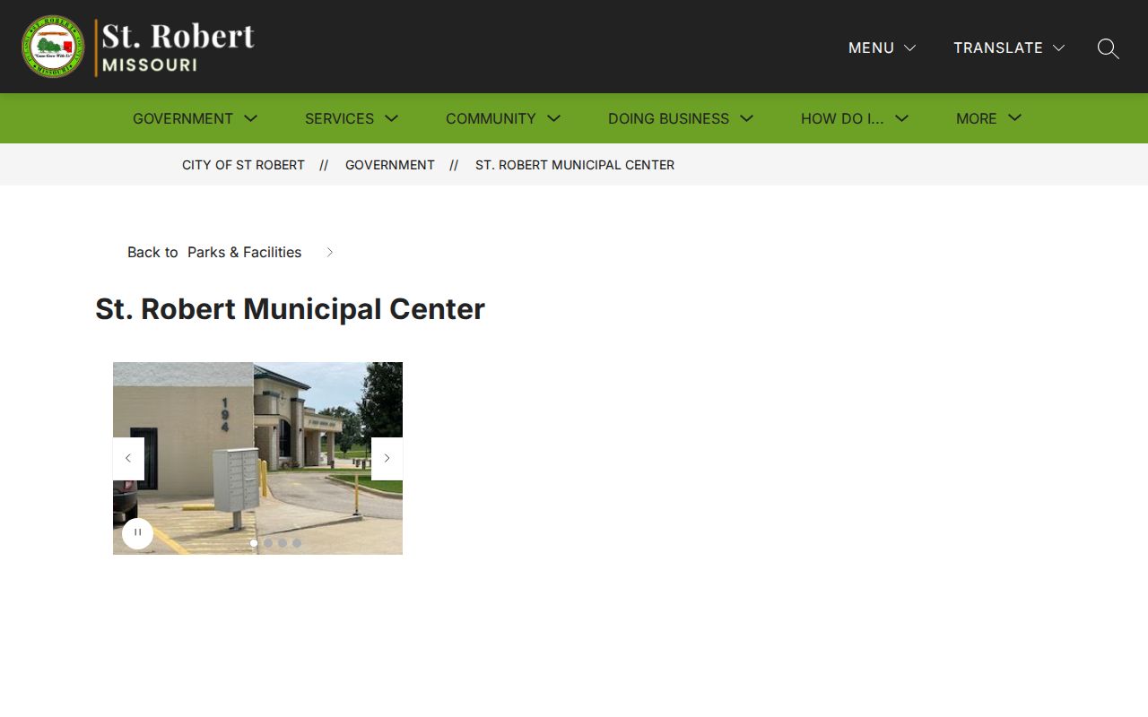St. Robert Pulaski court docket Municipal Center address and hours